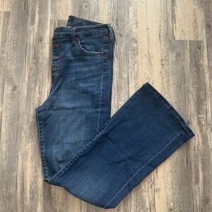 Liverpool Dark Blue Flare Jeans